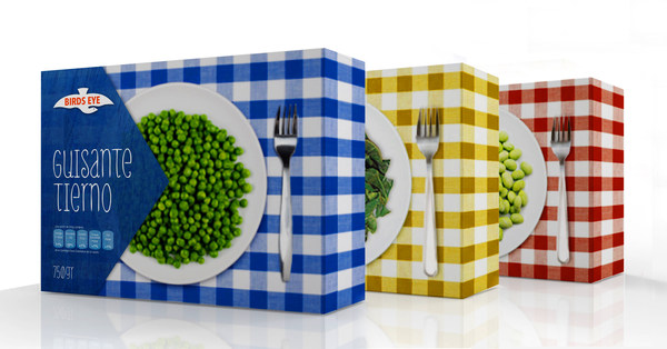 Diseño de packaging para Frozen Vegetables