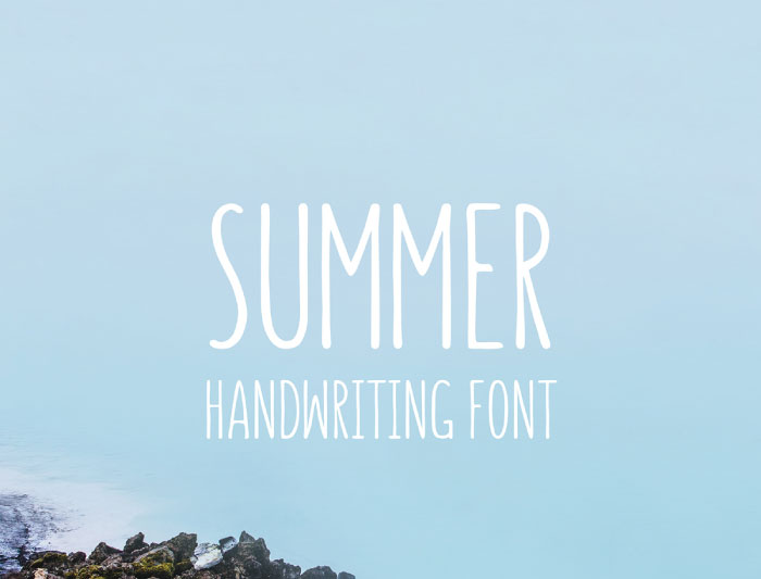 tipografías verano