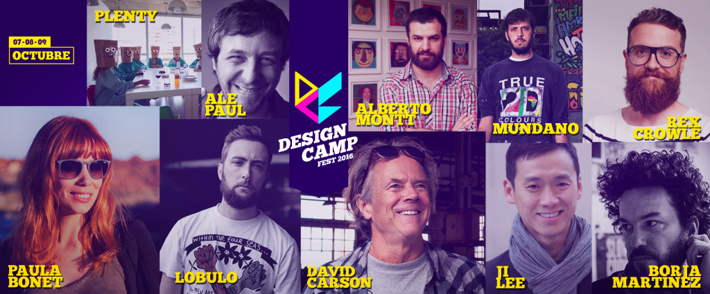 Design Camp Fest 2016, el primer Campamento de Diseño Latinoamericano - ponentes