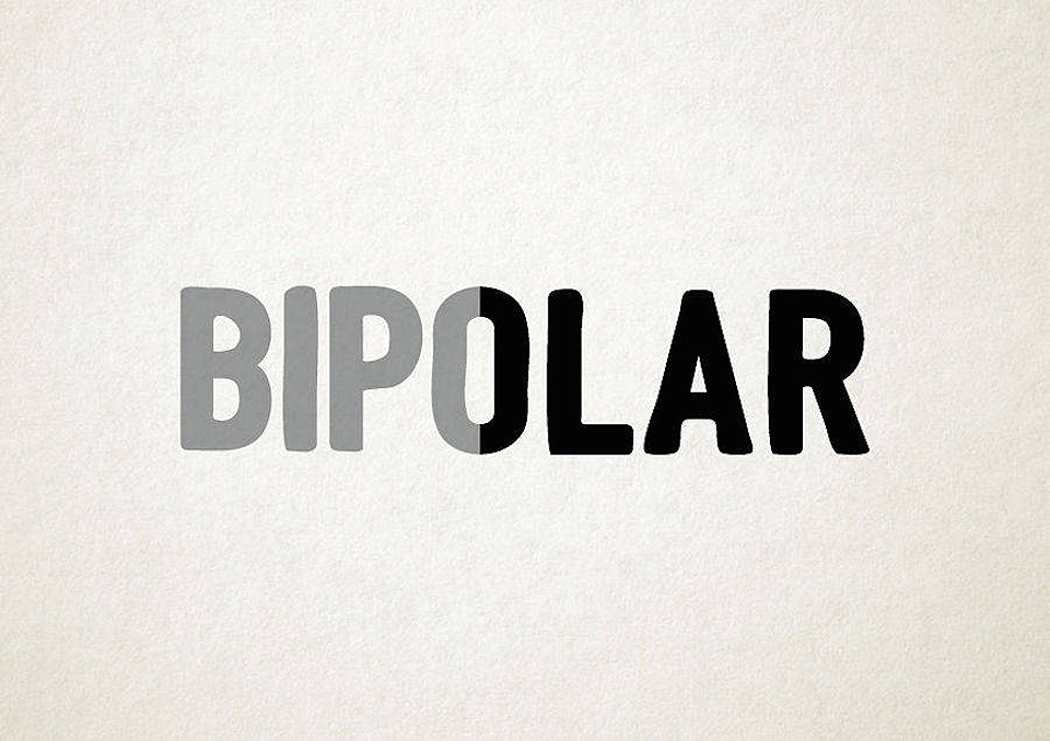 Esto es lo que pasa cuando la tipografía se transforma en trastornos mentales - bipolar