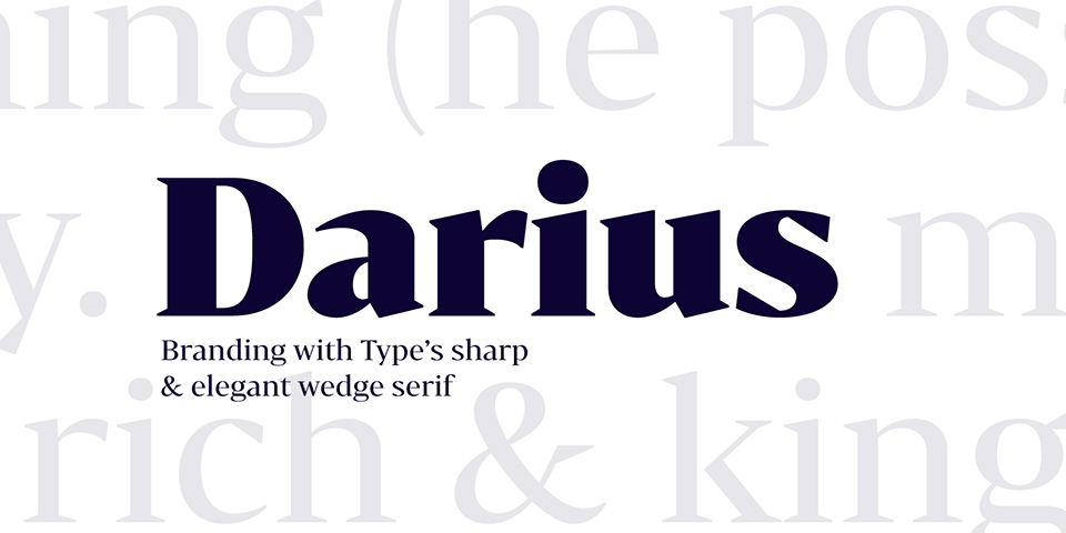 Bw Darius, la tipografía nacida de la tipografía de transición y la pidona - 10