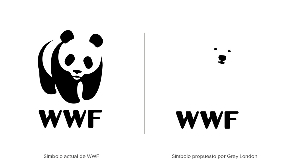 rediseño del símbolo de WWF
