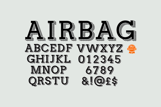 Airbag, fuente gratuita