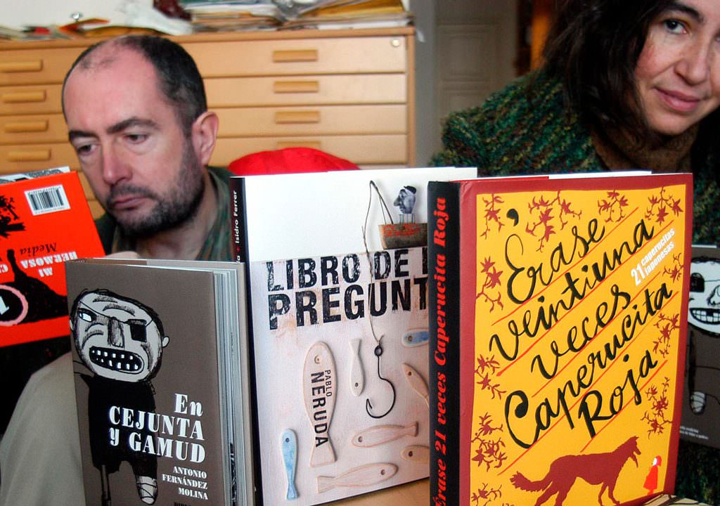 Vicente Ferrer y Begoña Lobo, editores de Media Vaca