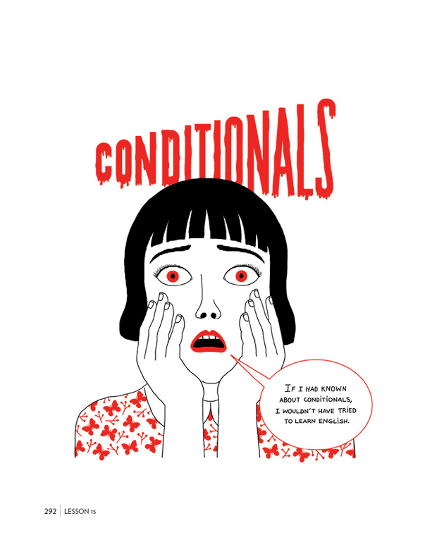 Luci Gutiérrez, English is not easy, conditionals