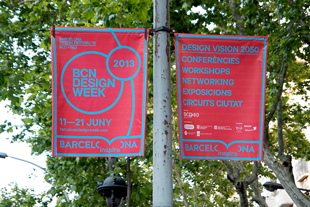 Clase bcn, banderolas para la BCN Design Week