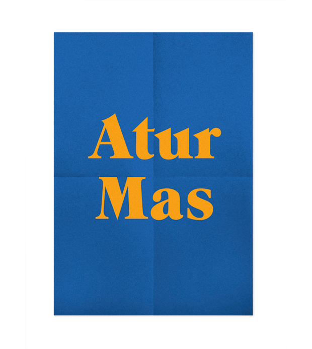 Atur Mas, cartel de Andrés Requena