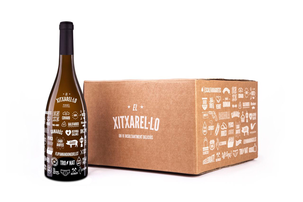 El Xitxarel·lo, packaging caja + botella