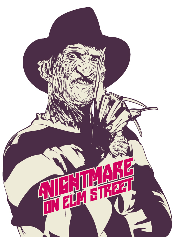 Ilustración del personaje Freddy Krueger