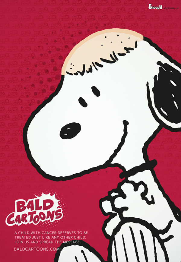 Bald Cartoons – Snoopy