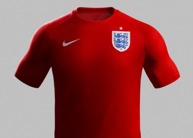 Camisetas selección inglesa mundial de Brasil 2014
