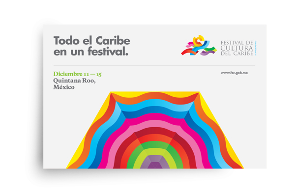 Diseño de identidad para el Festival de Cultura del Caribe