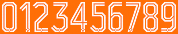 Netherlands 2014 World Cup back numbers