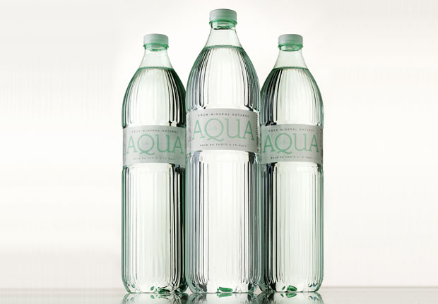 AQUA agua minearl Supermercados Aldi – packaging 