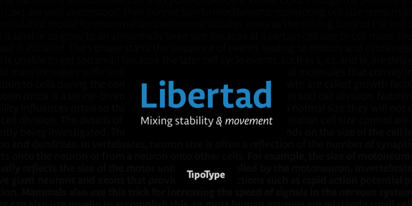 Libertad – Tipotype 