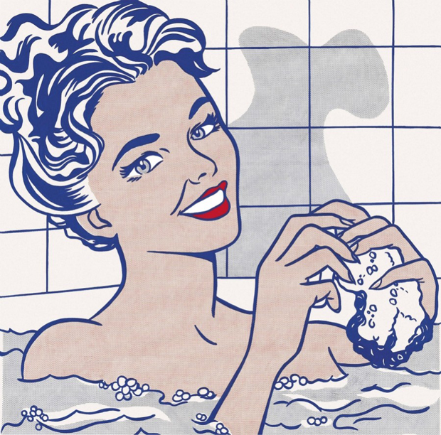 Mitos del Pop – Roy Lichtenstein – Mujer en el baño, 1963