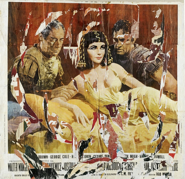 Mimmo Rotella - Cleopatra, 1963