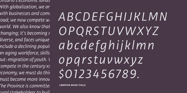 tipografía humanista grotesk – fundición Tipotype