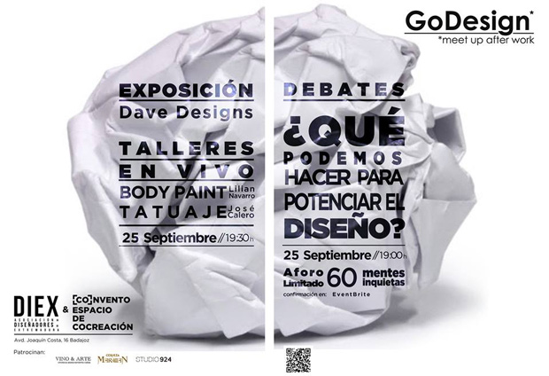 GoDesign, meet up after work – primer encuentro para profesionales del diseño en Extremadura