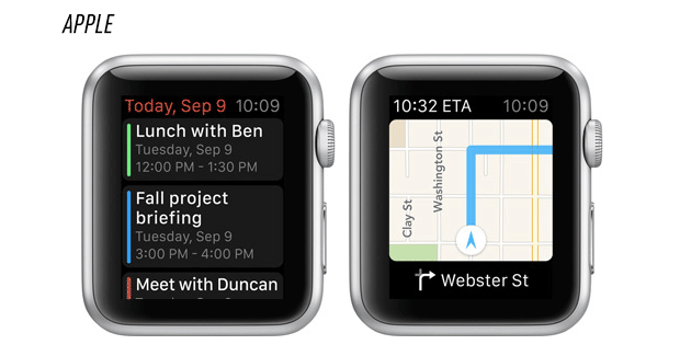 tipografía Apple Watch 