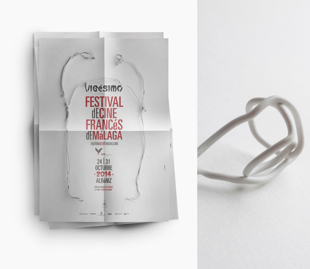 Narita Estudio presenta la gráfica del Festival de Cine Francés de Málaga 2014