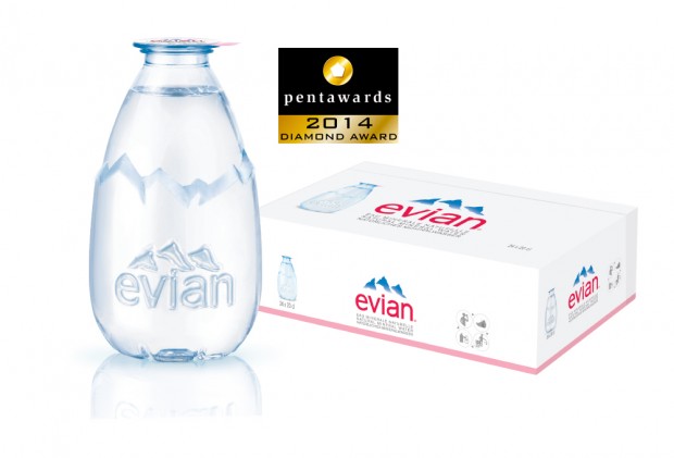 Evian Drop obtiene el único Diamond Pentaward 2014 por su innovador packaging – Pentawards 2014