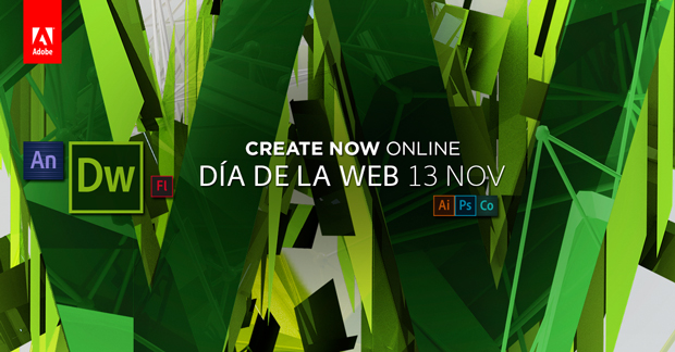 Createnow Online. Tres sesiones online gratuitas sobre Diseño, Web y Vídeo