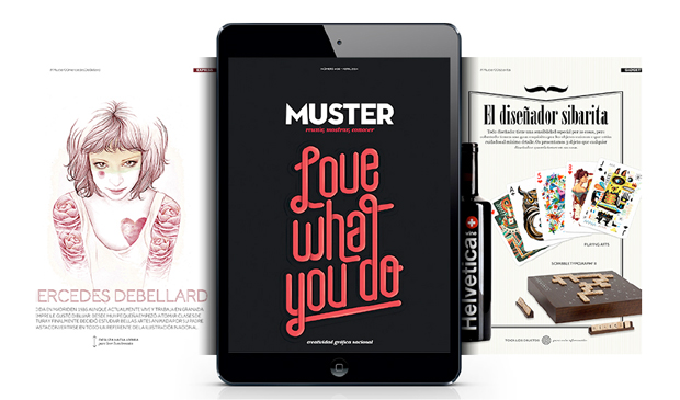 Muster Magazine,  la 1ª revista para iPad sobre diseño gráfico