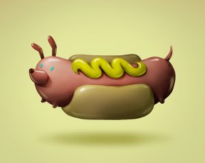Art Snacks, ilustraciones disparatadas de Marija Tiurina