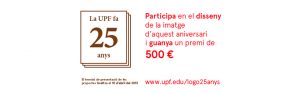 La UPF se suma los concursos especulativos para diseñar la identidad gráfica del 25 aniversario