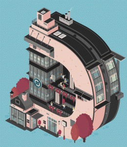 La casa de la creatividad de Deepblue Networks