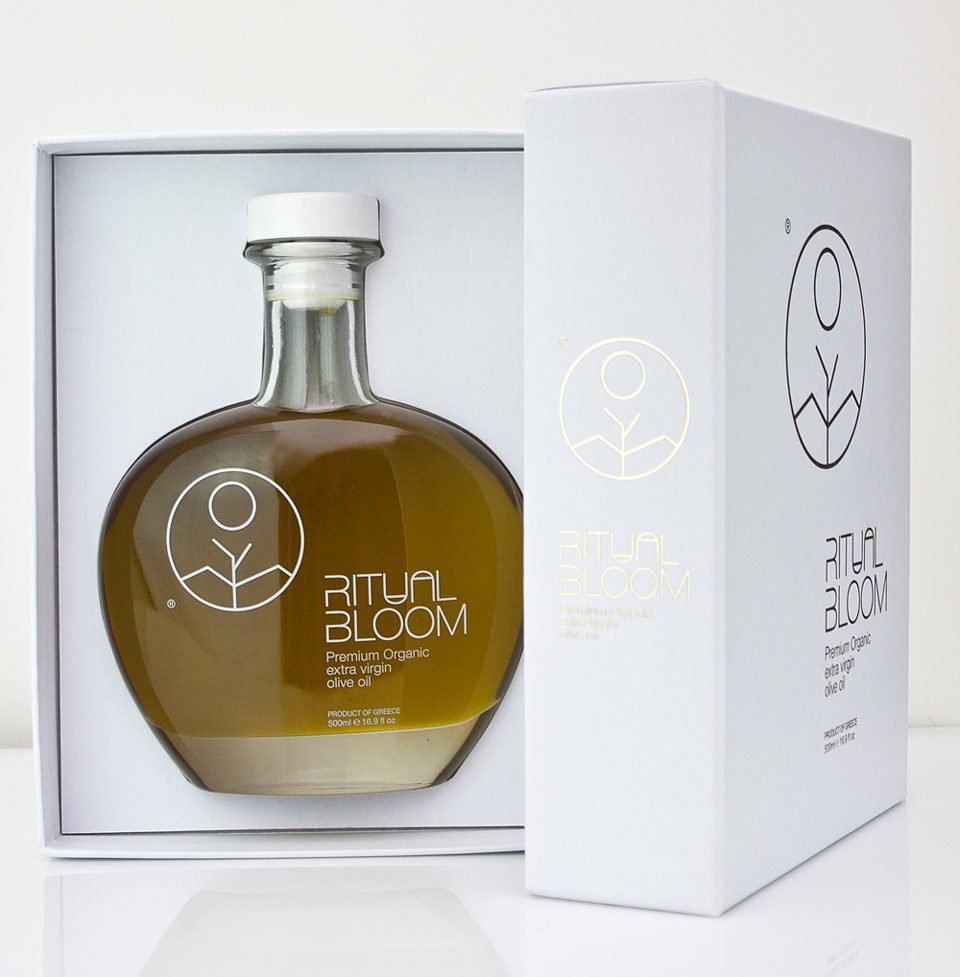 Ritual Bloom, aceite de oliva con un packaging premium