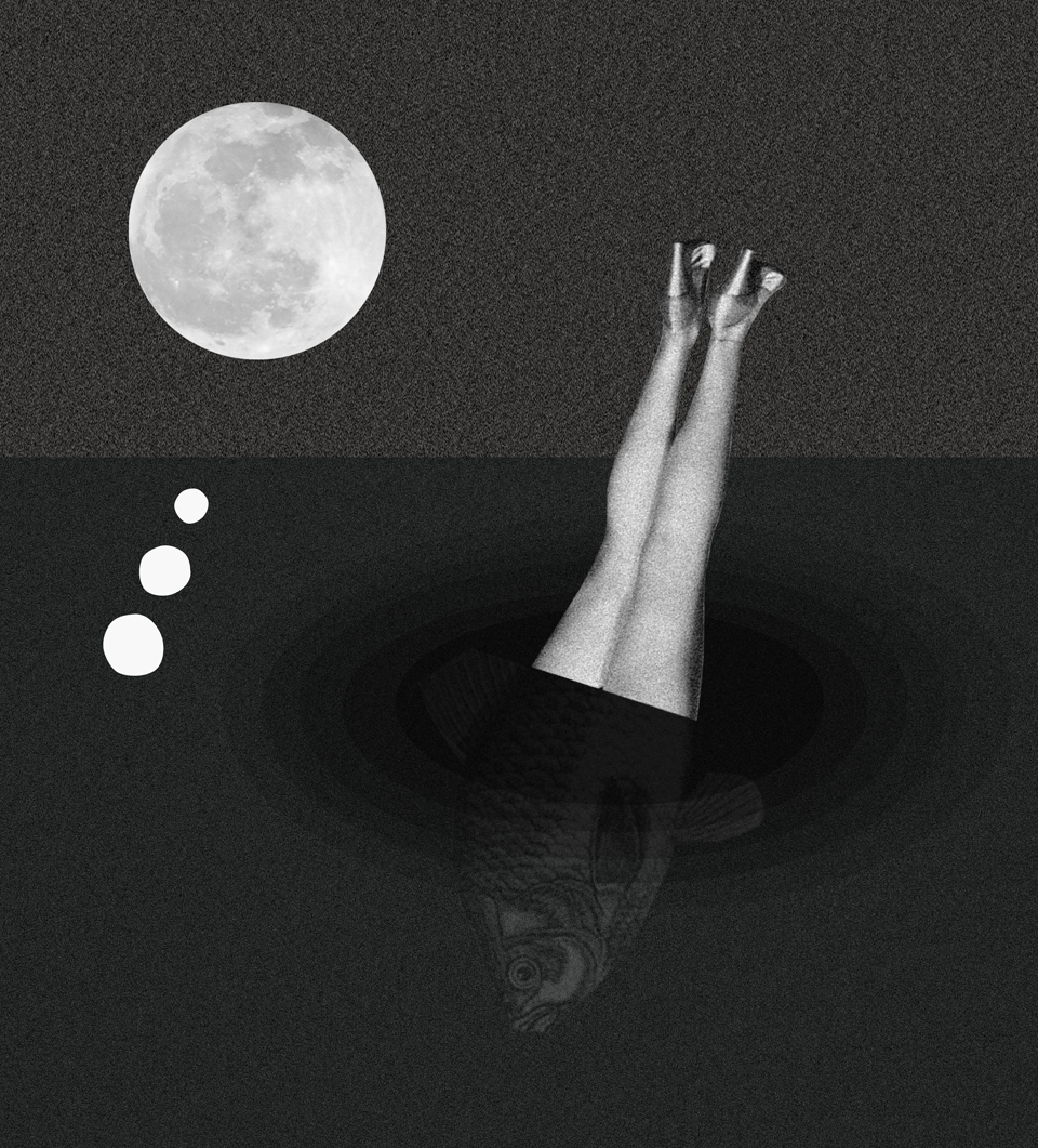 Los collages del subconsciente de Helena Pallarés, ilustración He aquí el subconsciente.