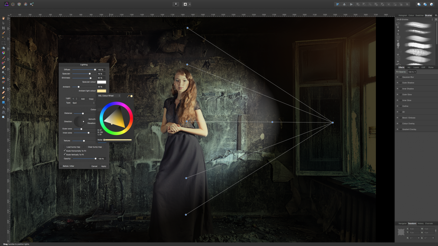 Photoshop beta 25.2. Редактор фото - Serif Affinity photo. Интерфейс фотошопа. Панель для обработки фотографий. Графический редактор фото.