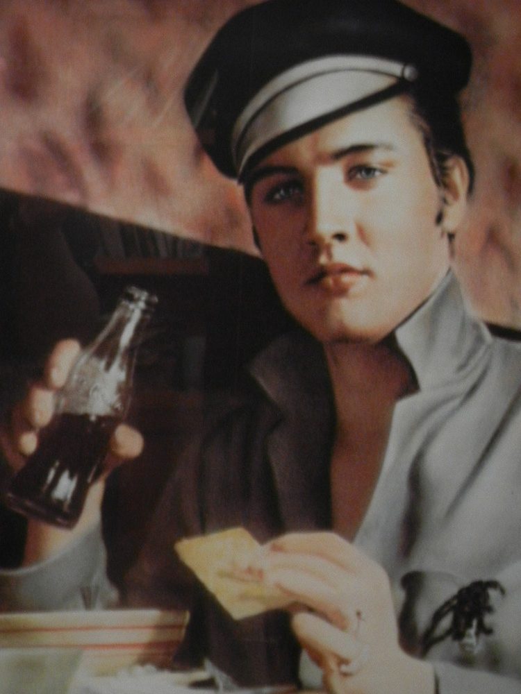 Elvis botella contour Coca-Cola