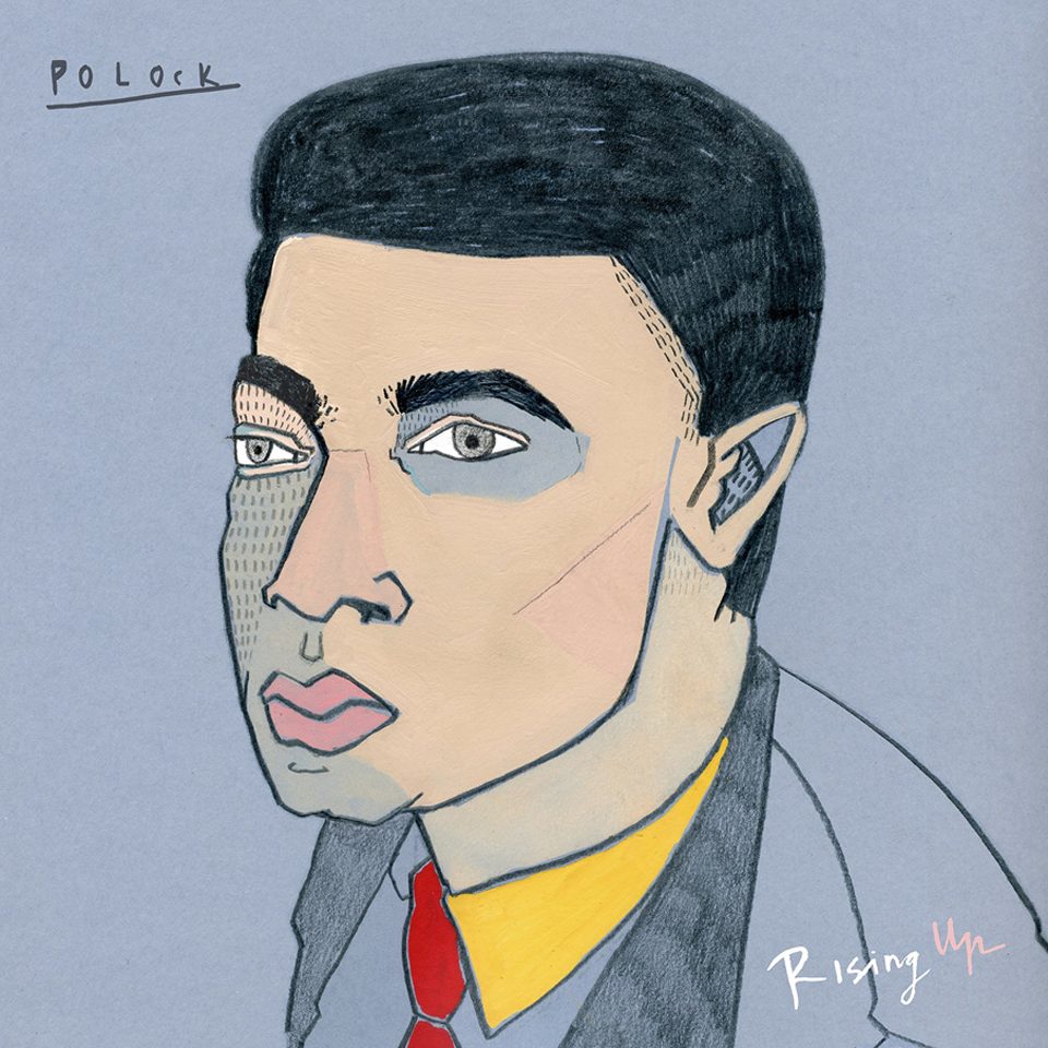 Portada del álbum Rising Up, de Polock. Ilustraciones de LittleIsDrawing
