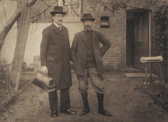 José Ramón Penela – Emery Walker a la izquierda y Cobden Sanderson fundadores de la Doves Press