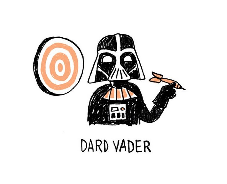 Dard Vader, viñeta de Humor se escribe con lápiz, por Miguel Bustos