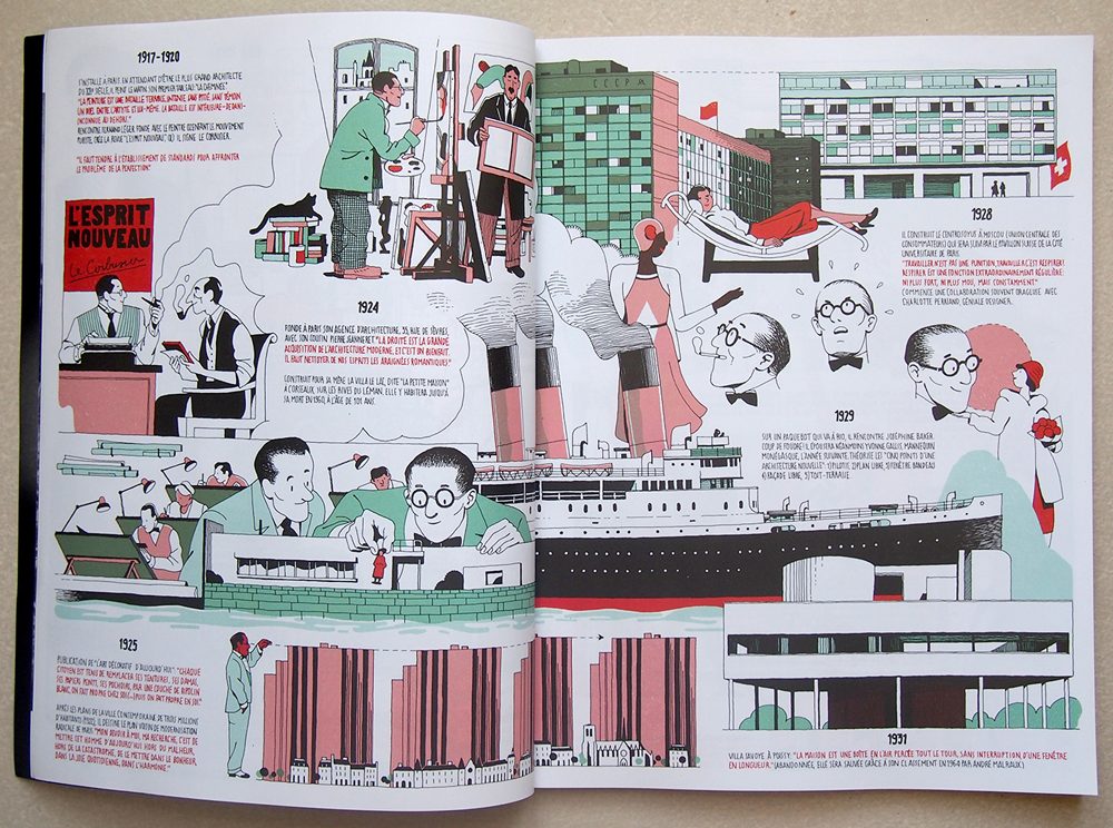 La biografía dibujada del genial arquitecto Le Corbusier por Vincent Mahé