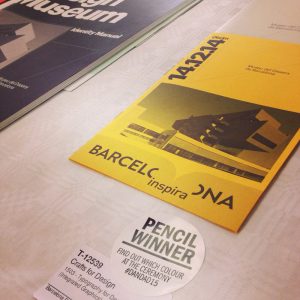 Pencil Winner para Atlas – Museu del Disseny de Barcelona y el Disseny Hub Barcelona
