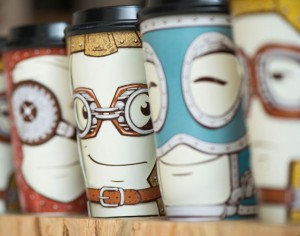 Los vasos de café que cambian según el estado emocional