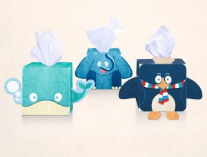 Tesco Tissues. Un guiño divertido para un packaging familiar – diseño de P&W