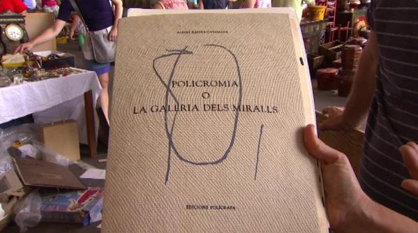 Libro de la Biblioteca de Ràfols-Casamada - Foto: TV3