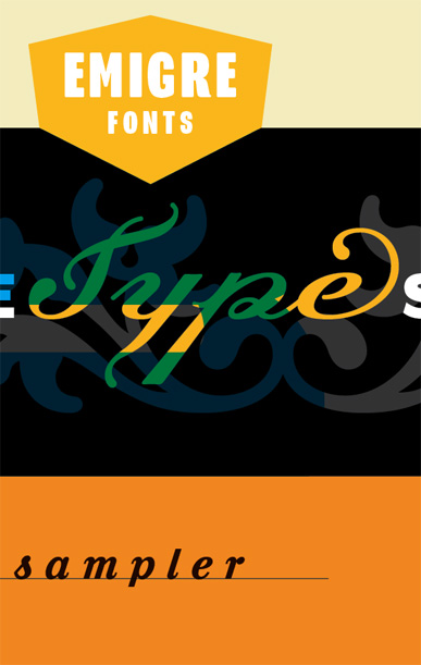 Descárgate gratis 34 especímenes tipográficos de Emigre