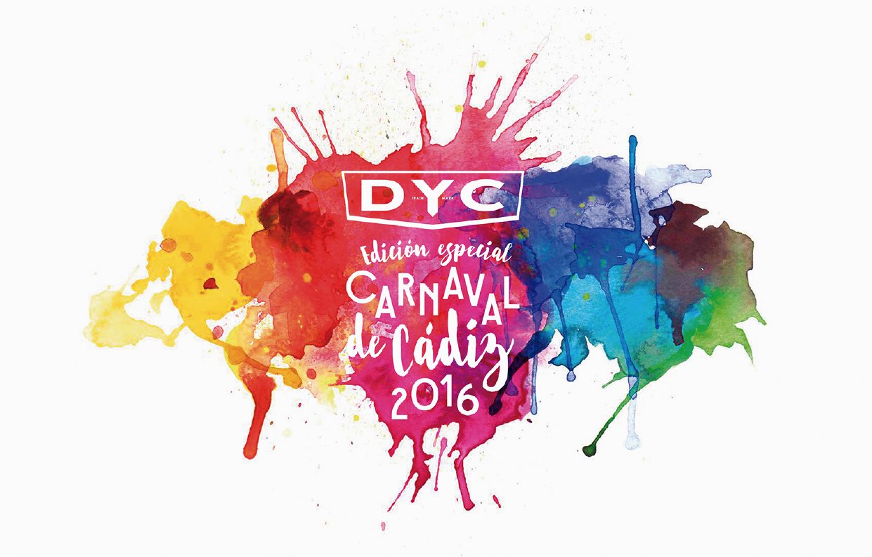 Los Carnavales de Cádiz 2016 condensados en el diseño de packaging de DYC, por Narita