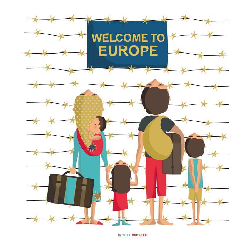 Refugio ilustrado, exposición que pone el acento en la situación del refugiado