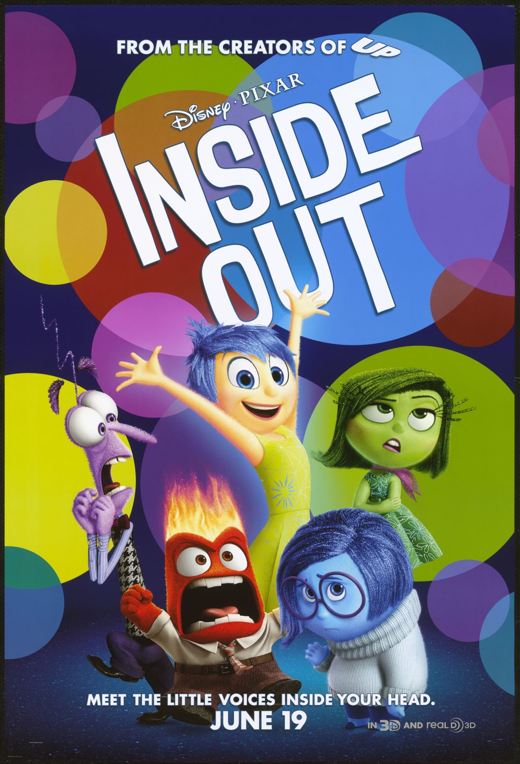 Oscar 2016 a la mejor película de animación para Inside Out, de Pete Docter y Ronnie del Carmen