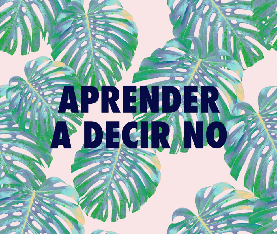 Aprender a decir no