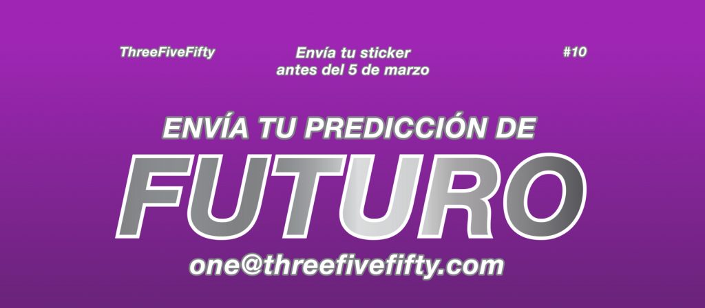 ThreeFiveFifty, predicciones de futuro en forma de stickers