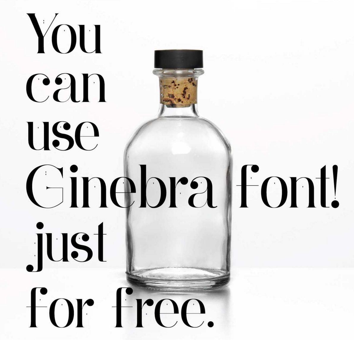 Ginebra Free Font, por Yai Salinas